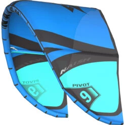 Naish S26 Pivot Kiteboarding Kite (KO) -Duotone Store S26KB Kites Pivot Blue LeftAngle HiRes RGB 1280px 83316.1631819818