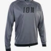 2022 Ion Wetshirt Hood Long Sleeve -Duotone Store wetshirt hood grey front 97262.1655926255